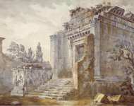 Clerisseau Charles-Louis Temple of Bacchus in the Diocletian Palace in Split - Hermitage